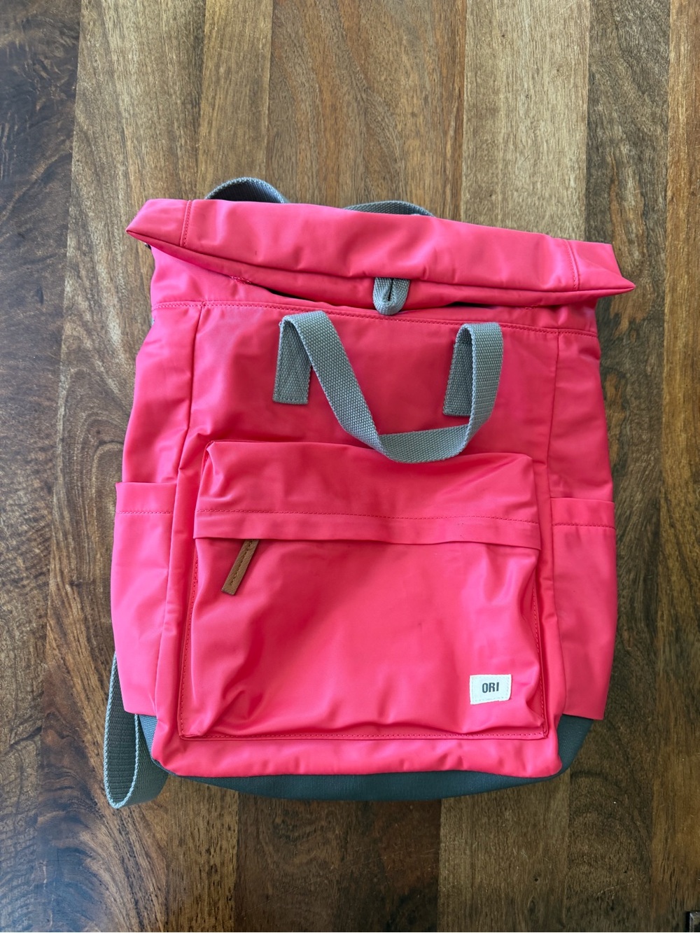 ORI London CANFIELD ROLL TOP BACKPACK Pink